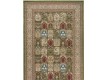 High-density carpet Royal Esfahan-1.5 3078F Green-Cream - high quality at the best price in Ukraine